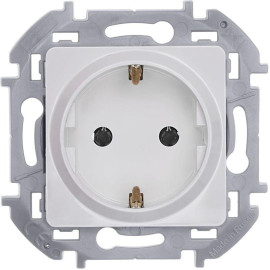 Розетка 1-м СП Inspiria 16А IP20 250В 2P+E немецк. стандарт механизм бел. IEK 673720