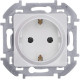 Розетка 1-м СП Inspiria 16А IP20 250В 2P+E немецк. стандарт механизм бел. IEK 673720
