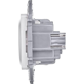 Розетка 1-м СП Inspiria 16А IP20 250В 2P+E немецк. стандарт механизм бел. IEK 673720