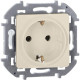 Розетка 1-м СП Inspiria 16А IP20 250В 2P+E немецк. стандарт механизм сл. кость IEK 673721
