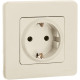 Розетка 1-м СП Inspiria 16А IP20 250В 2P+E немецк. стандарт механизм сл. кость IEK 673721