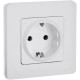 Розетка 1-м СП Inspiria 16А IP20 250В 2P+E защ. шторки немецк. стандарт механизм бел. IEK 673730
