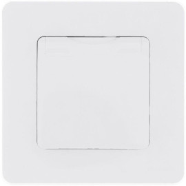 Розетка 1-м СП Inspiria 16А IP44 250В 2P+E защ. шторки с крышкой немецк. стандарт механизм бел. IEK 673740