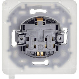 Розетка 1-м СП Inspiria 16А IP44 250В 2P+E защ. шторки с крышкой немецк. стандарт механизм антрацит IEK 673743