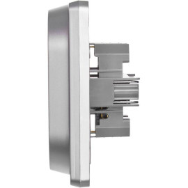 Розетка Inspiria 16А 250В 2х2P+E немецк. стандарт алюм. IEK 673752