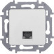 Розетка компьютерная Inspiria RJ45 кат.5E UTP бел. IEK 673825