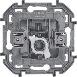 Розетка компьютерная Inspiria RJ45 кат.6 UTP механизм бел. IEK 673830