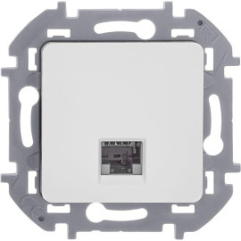 Розетка компьютерная Inspiria RJ45 кат.6 UTP механизм бел. IEK 673830