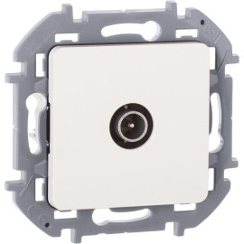 Розетка телевизионная проходная TV Inspiria 14дБ 5-862мГц механизм бел. IEK 673860