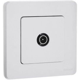 Розетка телевизионная проходная TV Inspiria 14дБ 5-862мГц механизм бел. IEK 673860