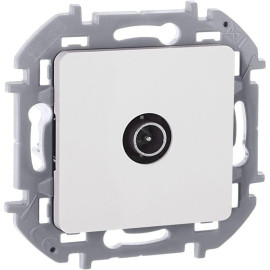 Розетка телевизионная оконечная TV Inspiria 10дБ 5-862мГц механизм бел. IEK 673870