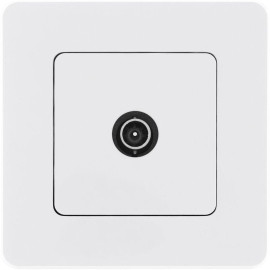 Розетка телевизионная оконечная TV Inspiria 10дБ 5-862мГц механизм бел. IEK 673870