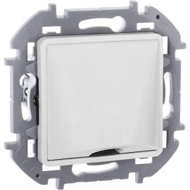 Вывод кабеля Inspiria с зажимом для крепления бел. IEK 673890