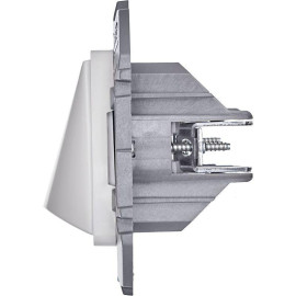 Вывод кабеля Inspiria с зажимом для крепления бел. IEK 673890