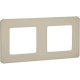Рамка 2-м Inspiria сл. кость IEK 673941