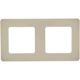 Рамка 2-м Inspiria сл. кость IEK 673941