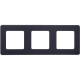 Рамка 3-м Inspiria антрацит IEK 673953