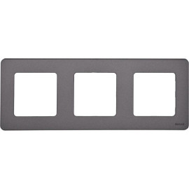 Рамка 3-м Inspiria дым. IEK 673957