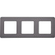 Рамка 3-м Inspiria дым. IEK 673957