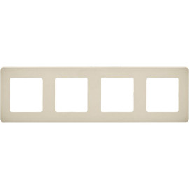Рамка 4-м Inspiria сл. кость IEK 673961