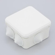 Коробка распределительная ОП 70х70х40мм 7 вводов IP55 бел. Ruvinil 67030Б