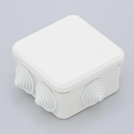 Коробка распределительная ОП 70х70х40мм 7 вводов IP55 бел. Ruvinil 67030Б