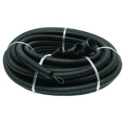 Труба гофрированная ПНД легкая d32мм с протяжкой черн. (уп.25м) Ruvinil 23201