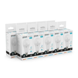 Лампа светодиодная Elementary 35Вт A67 грушевидная 4100К нейтр. бел. E27 2740лм GAUSS 70225