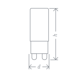 Лампа светодиодная 71 267 NLL-P-G9-5-230-4K 5Вт капсульная 4000К нейтр. бел. G9 420лм 220-240В Navigator 71267