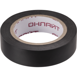 Изолента ПВХ 71 674 OIT-B15-10/BL черн. ОНЛАЙТ 71674