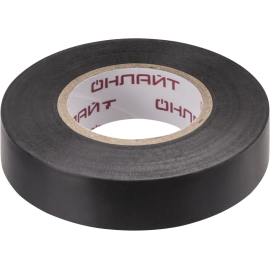 Изолента ПВХ 15мм (рул.20м) 71 677 OIT-B15-20/BL черн. ОНЛАЙТ 71677