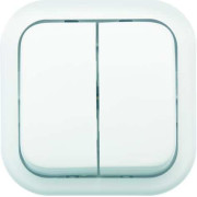 Выключатель 2-кл. ОП Валентина 6А IP20 А56-025 бел. Кунцево 7634