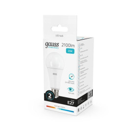 Лампа светодиодная Elementary 25Вт A70 грушевидная 4100К нейтр. бел. E27 2100лм GAUSS 73225