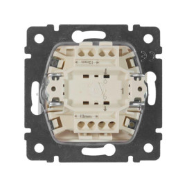 Выключатель 1-кл. СП Valena 10А IP31 250В механизм сл. кость IEK 774301