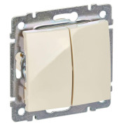 Выключатель 2-кл. СП Valena 10А IP31 250В механизм сл. кость IEK 774305