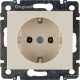 Розетка 1-м СП Valena 16А IP20 с заземл. на винтах механизм сл. кость IEK 774320