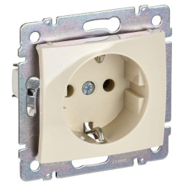 Розетка 1-м СП Valena 16А IP21 230/250В 2P+E с заземл. защ. шторки на винтах механизм сл. кость IEK 774321