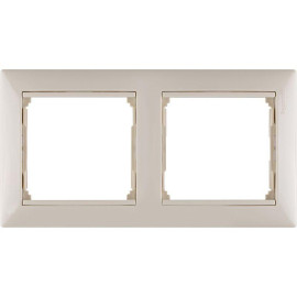 Рамка 2-м Valena горизонт. сл. кость IEK 774352