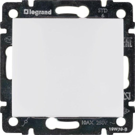 Переключатель проходной 1-кл. СП Valena 10А IP31 250В механизм бел. IEK 774406