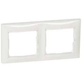 Рамка 2-м Valena горизонт. бел. IEK 774452