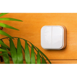 Выключатель 2-кл. ОП Quteo 10А IP20 10AX бел. IEK 782202