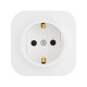 Розетка 1-м ОП Quteo 16А IP20 2P+E с заземл. без защ. шторок бел. IEK 782211