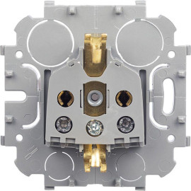 Розетка 1-м ОП Quteo 16А IP20 2P+E с заземл. без защ. шторок бел. IEK 782211