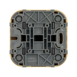 Выключатель 2-кл. ОП Quteo 10А IP20 10AX дерево IEK 782262