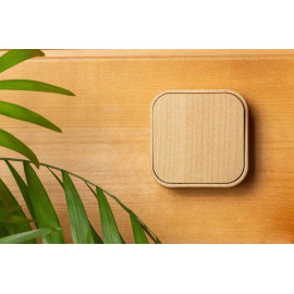 Переключатель проходной 1-кл. ОП Quteo 10А IP20 10AX дерево IEK 782264