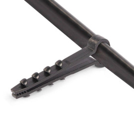 Дюбель-хомут ДХП 12-6 для плоского кабеля нейлон черн. (уп.100шт) Fortisflex 81830