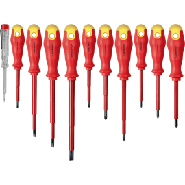 Набор отверток диэлектрических OHT-Otd01-H11 (11шт) ОНЛАЙТ 90562