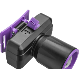 Фонарь аккумуляторный налобный 90 864 OPT-H06-ACCU 1LED 5Вт 3 реж. Li-Ion 1.2А.ч ОНЛАЙТ 90864