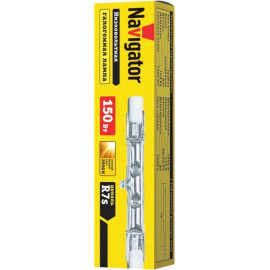 Лампа галогенная 94 218 J78мм 150Вт линейная R7s 2900К 230В 2000h Navigator 94218