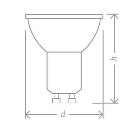 Лампа светодиодная 94 227 NLL-PAR16-7-230-4K-GU10 7Вт 4000К нейтр. бел. GU10 500лм 220-240В Navigator 94227